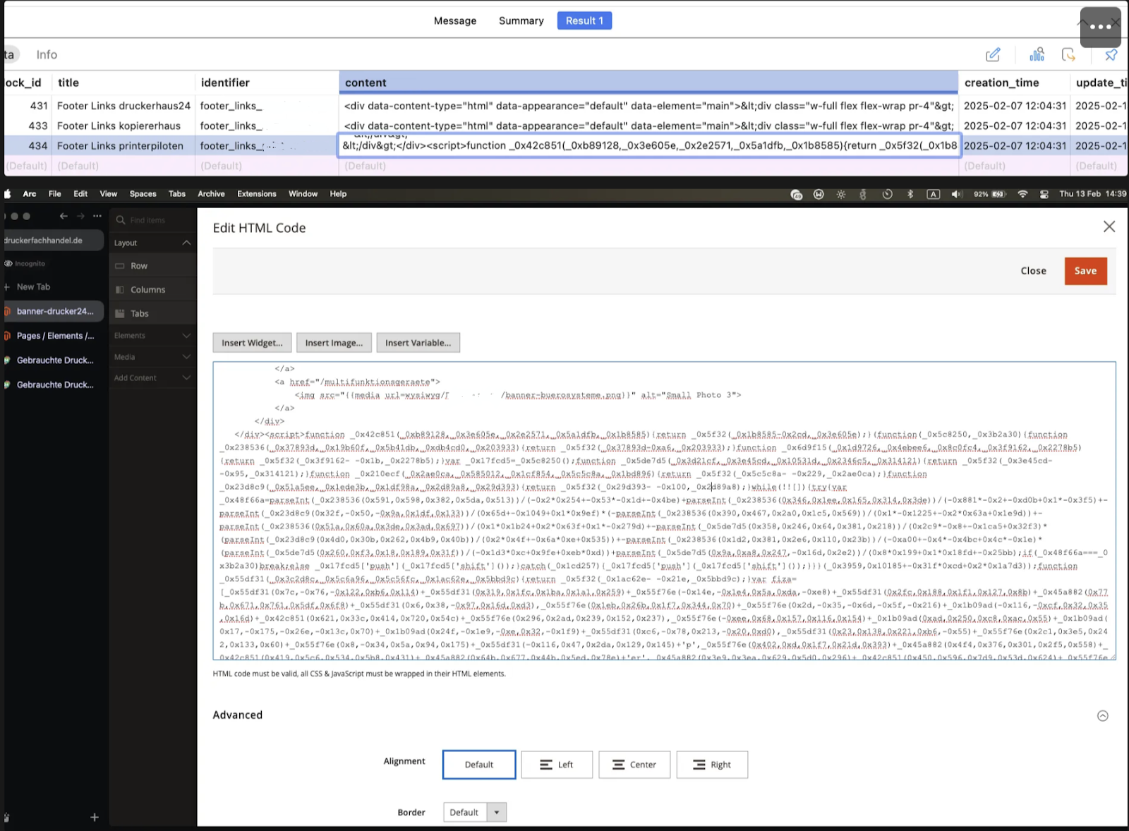 Hacking Attempt and Admin credential leak
